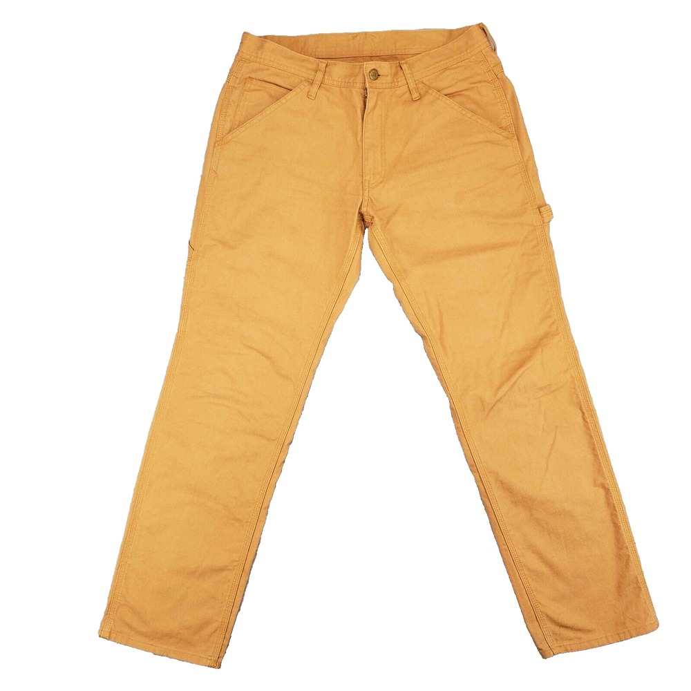 Smith's Workwear Carpenter Pants Mens 30x30 Tan Solid Duck Canvas Utility Work